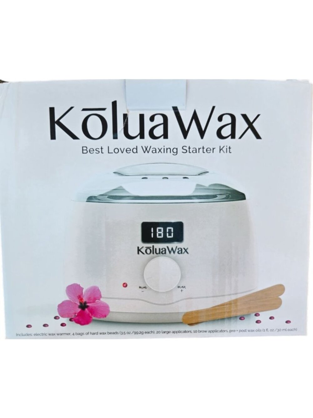 KōluaWax Premium Waxing Kit Digital Wax Warmer & Hair Removal